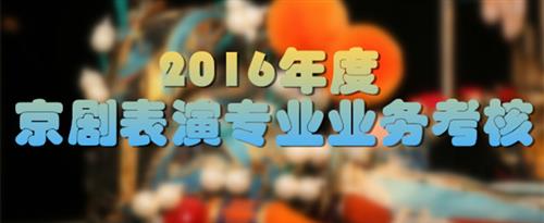 https/草逼国家京剧院2016年度京剧表演专业业务考...